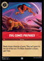 005-128 - Evil Comes Prepared - FOIL